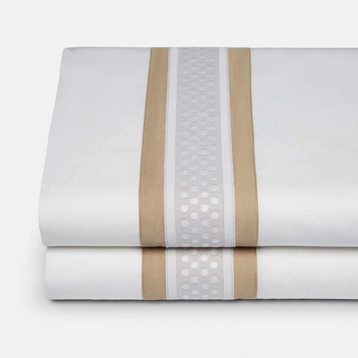 Sevilla Satin Flat Sheet Set + 2 Pillow Covers